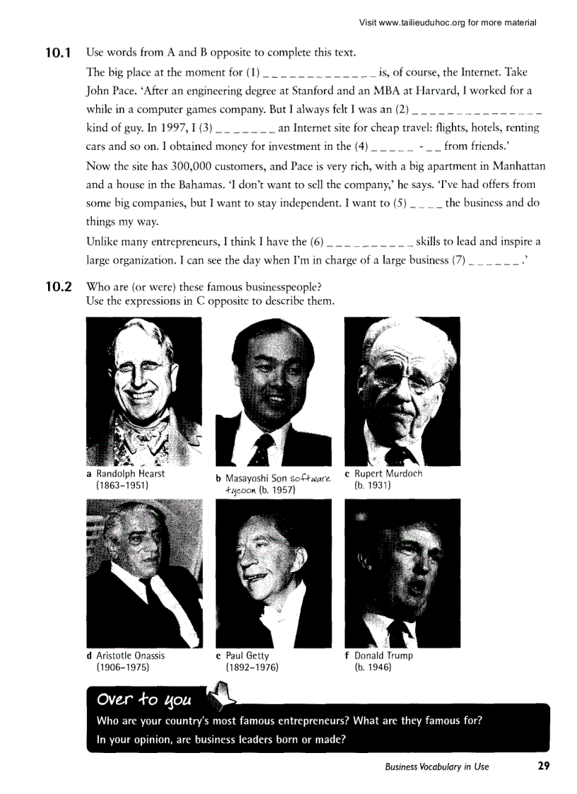 image for page Business Vocabulary In Use Intermidiate Cambridge Quyển 2