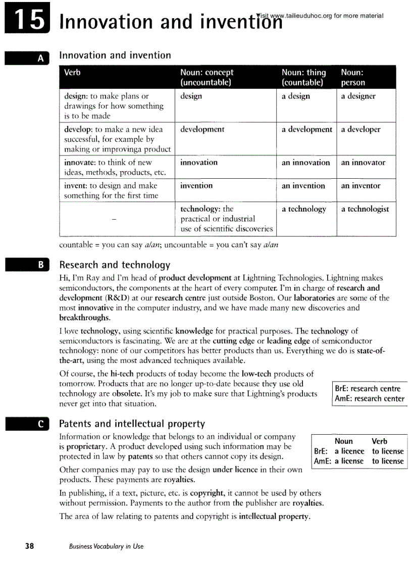 image for page Business Vocabulary In Use Intermidiate Cambridge Quyển 2