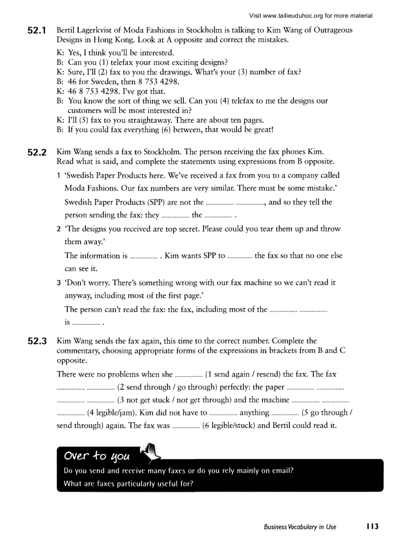 image for page Business Vocabulary In Use Intermidiate Cambridge Quyển 5