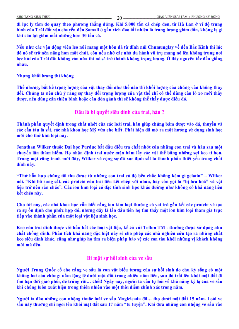 image for page Những kiến thức phổ thông vè cuộc sống xung quanh ta