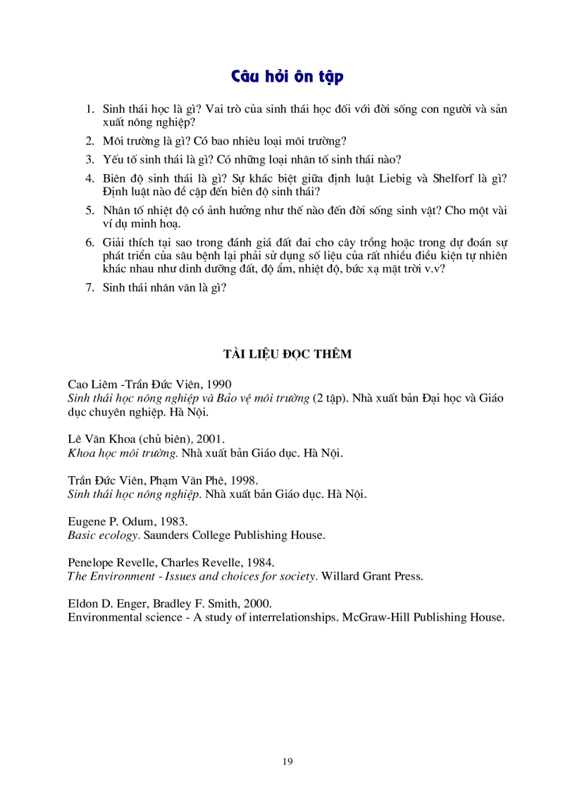 image for page Sinh thái học nông nghiệp