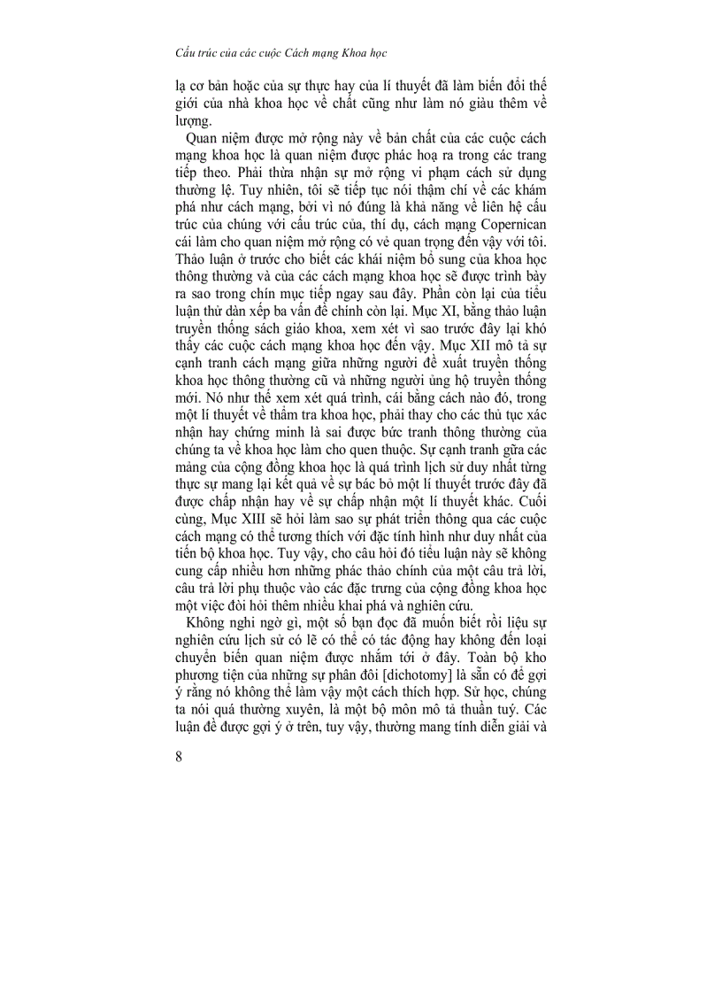 image for page Cấu trúc của các cuộc cách mạng khoa học