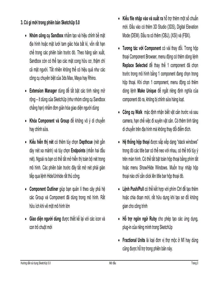 image for page Giáo trình Google SketchUp 5 0