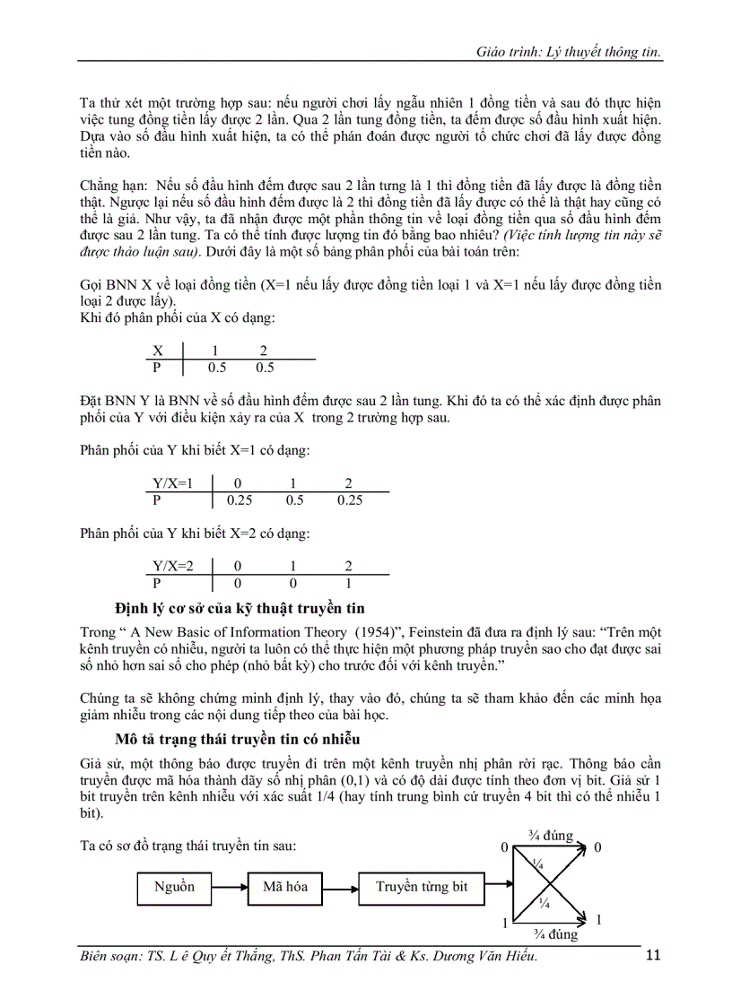 image for page Giáo trình lý thuyết thông tin