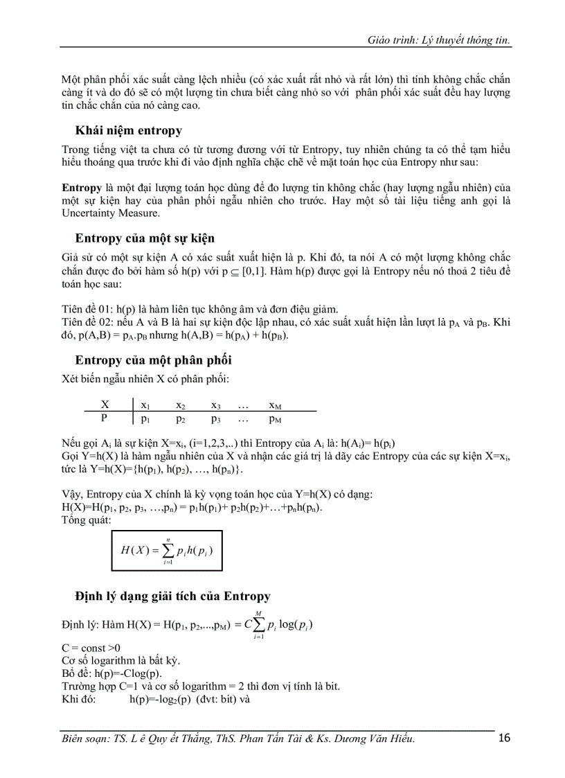 image for page Giáo trình lý thuyết thông tin