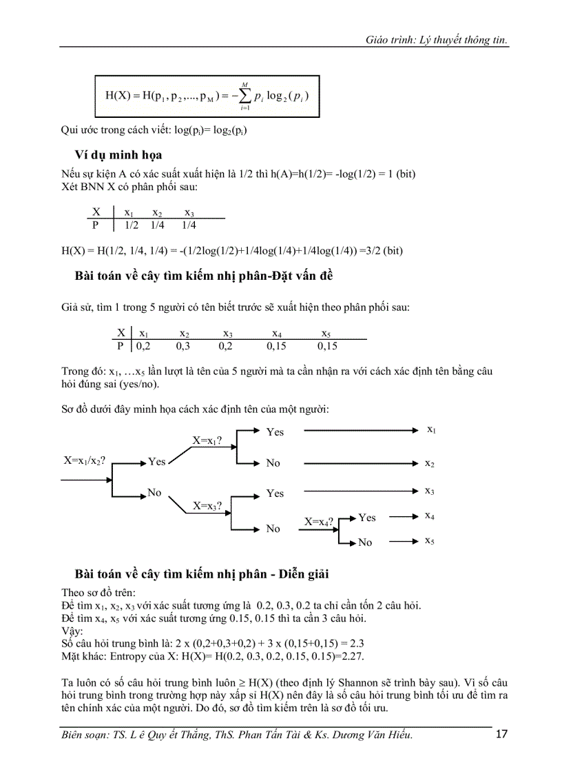 image for page Giáo trình lý thuyết thông tin