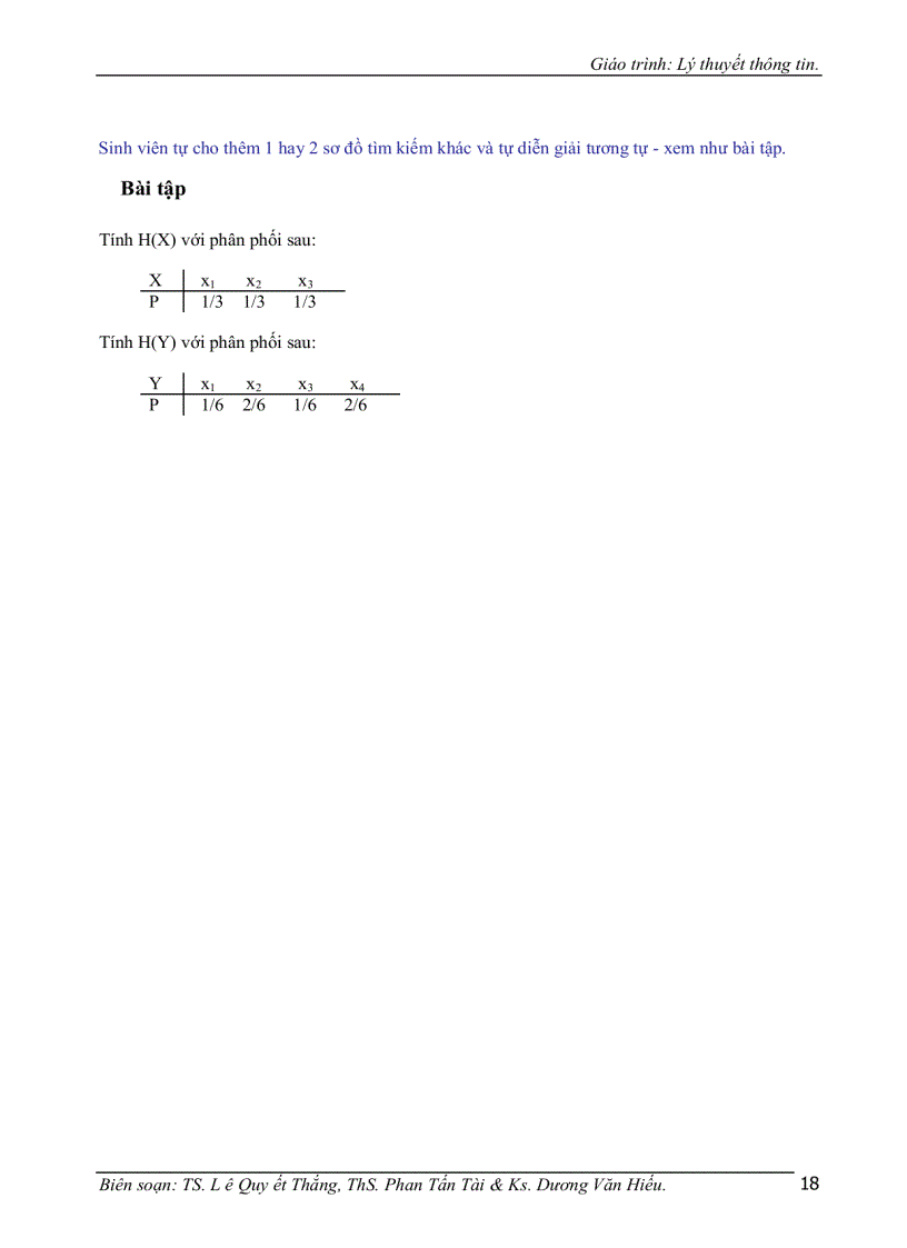 image for page Giáo trình lý thuyết thông tin