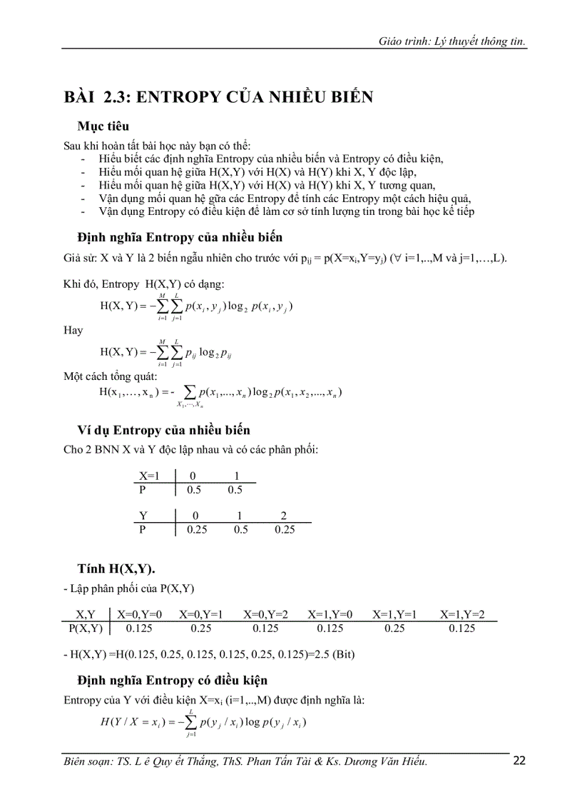 image for page Giáo trình lý thuyết thông tin