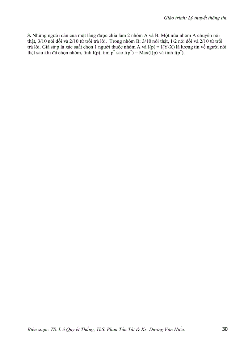 image for page Giáo trình lý thuyết thông tin