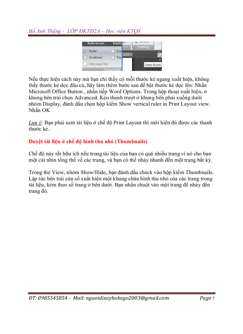 image for page Sách học MS Office 2007