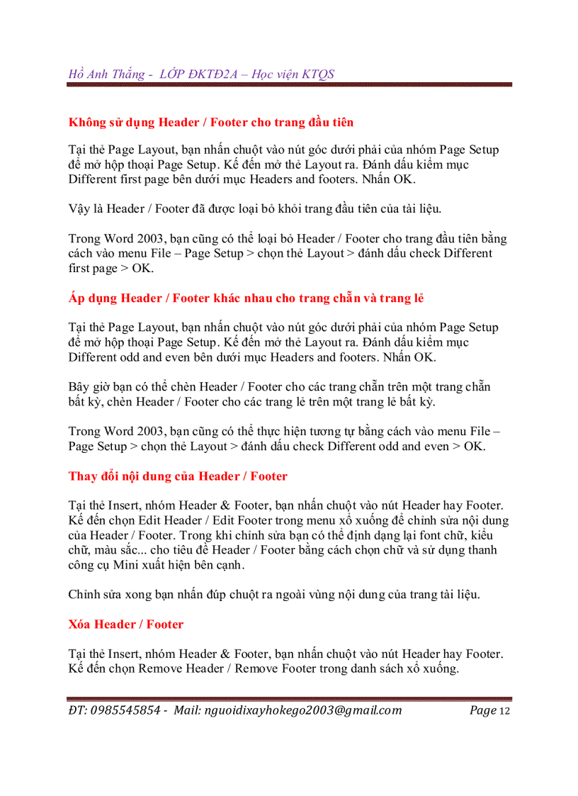 image for page Sách học MS Office 2007