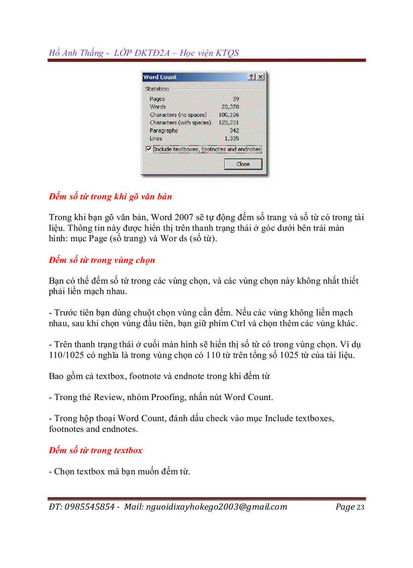 image for page Sách học MS Office 2007