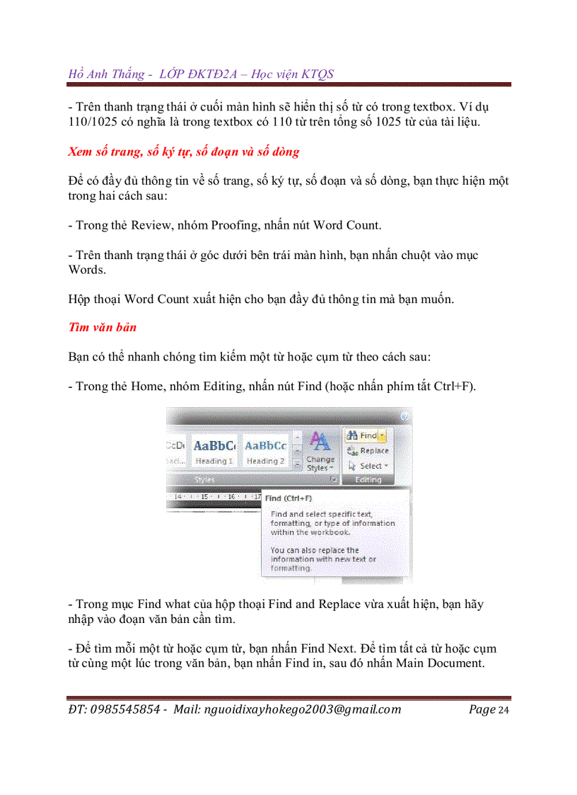 image for page Sách học MS Office 2007