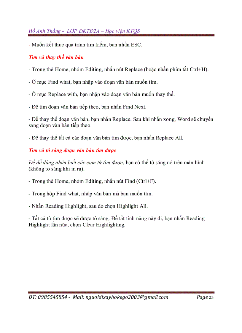 image for page Sách học MS Office 2007