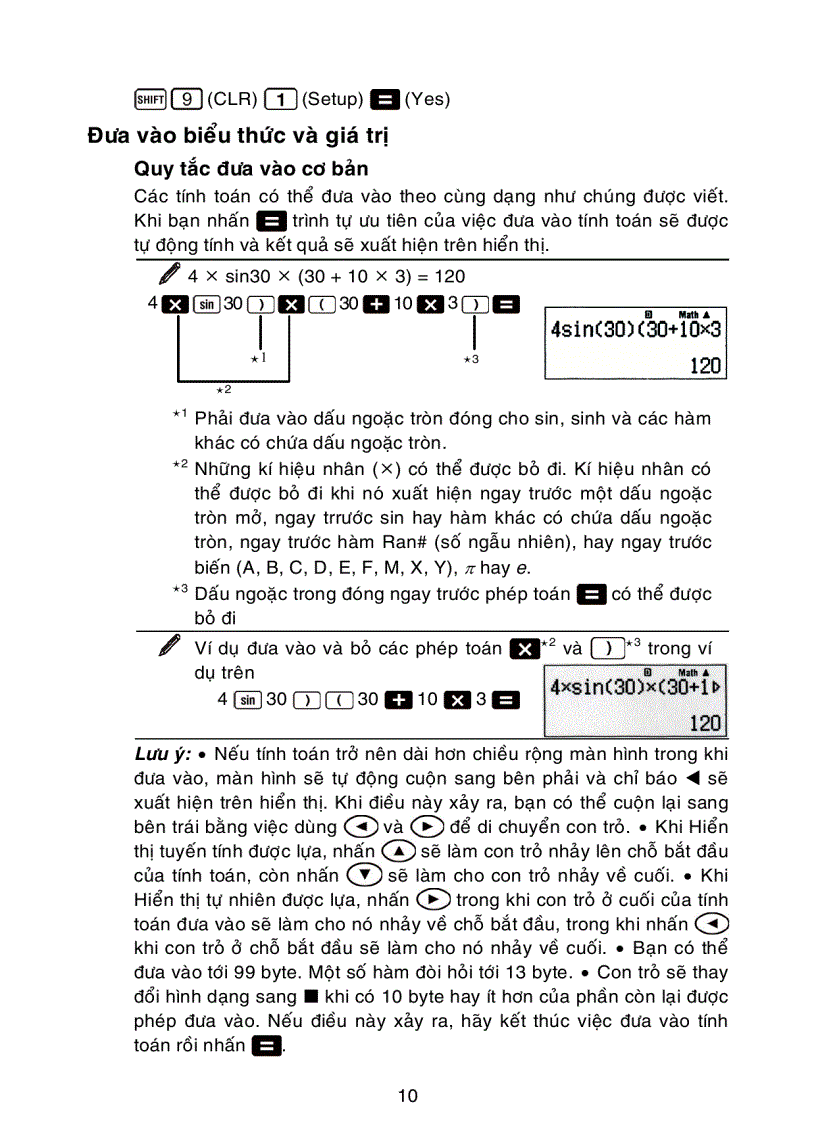 image for page Sách hướng dẫn sử dụng máy tính Fx 500VN PLUS máy tính Fx 500VN PLUS Fx 500VN PLUS