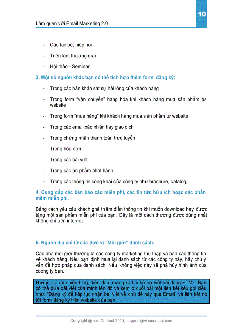 image for page Làm quen với Email Marketing 2 0