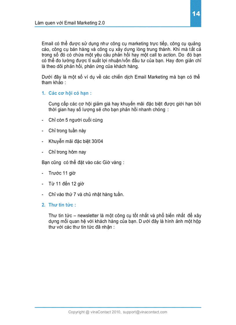 image for page Làm quen với Email Marketing 2 0