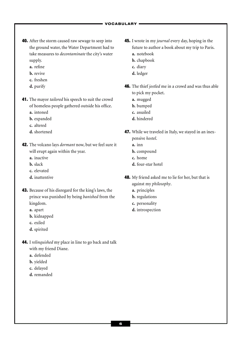 image for page 501 reading comprehesion questions