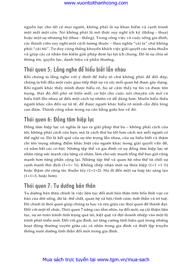 image for page Cảm hứng sống theo 7 thói quen thành đạt