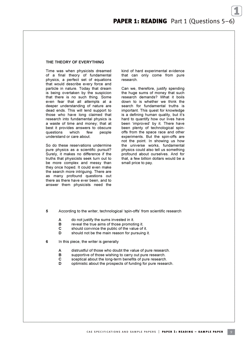 image for page Certiﬁcate in Advanced English