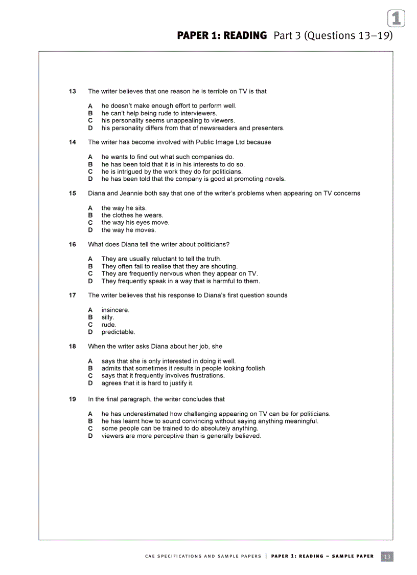 image for page Certiﬁcate in Advanced English