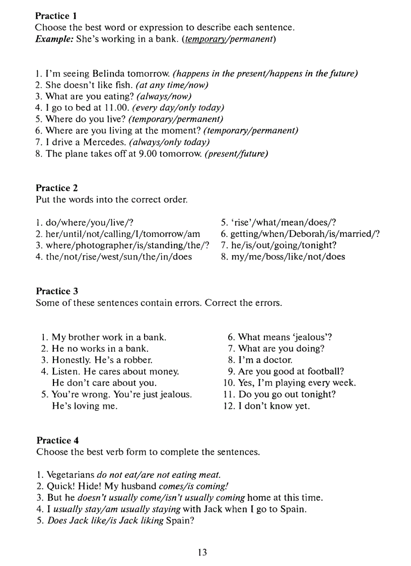 image for page Essential English A Grammar and Vocabulary Workbook for Intermediate Students