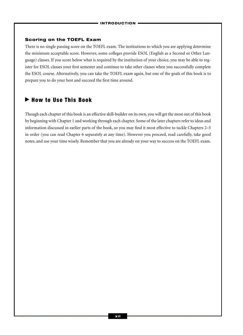 image for page TOEFL Exam Success in Only 6 Steps