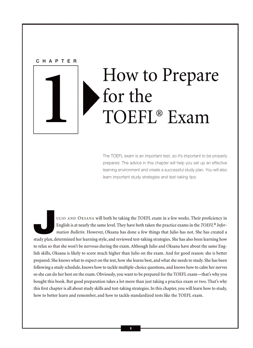 image for page TOEFL Exam Success in Only 6 Steps
