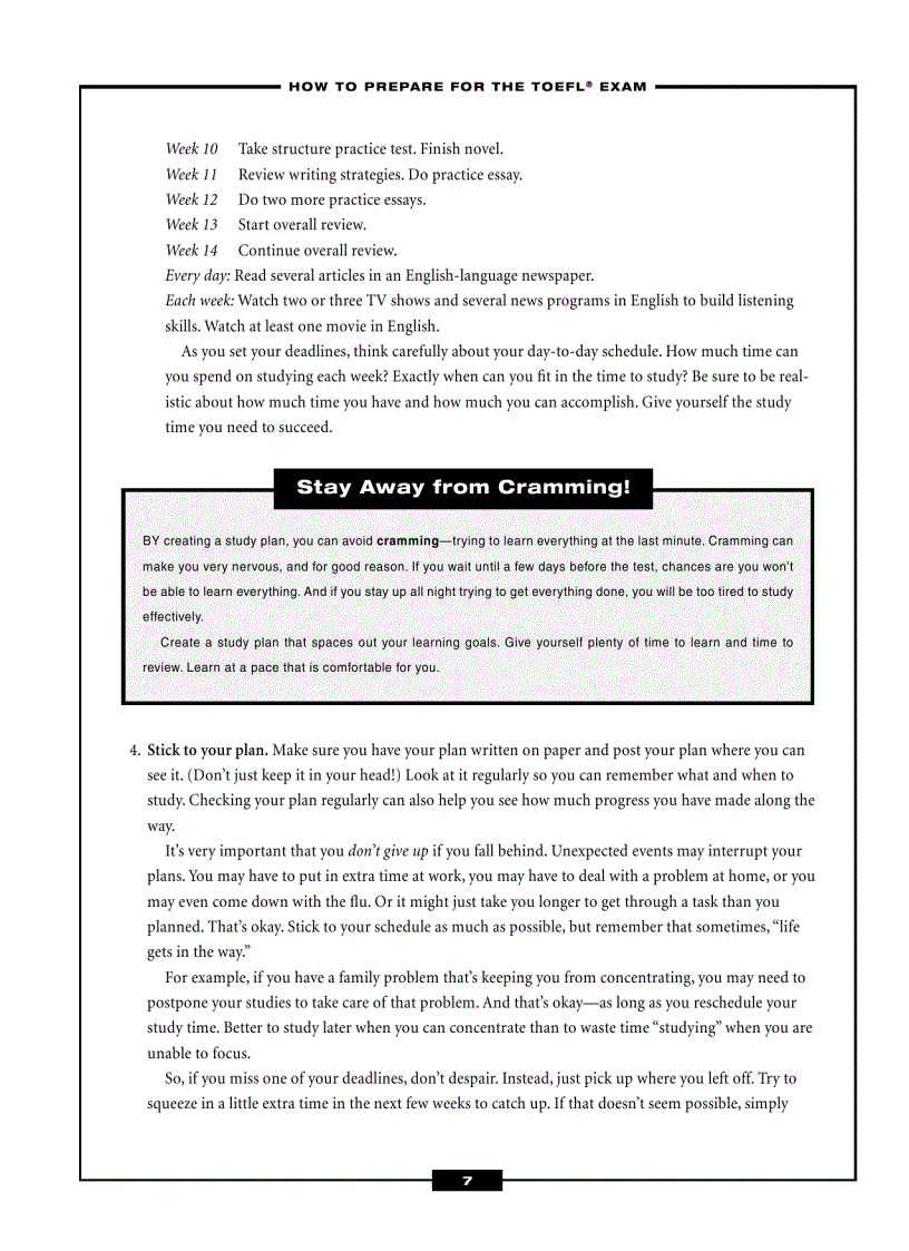 image for page TOEFL Exam Success in Only 6 Steps