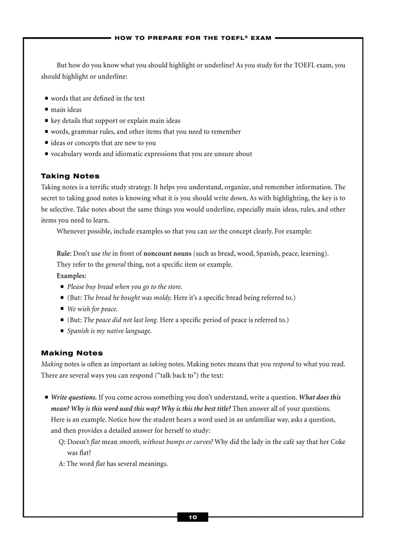 image for page TOEFL Exam Success in Only 6 Steps