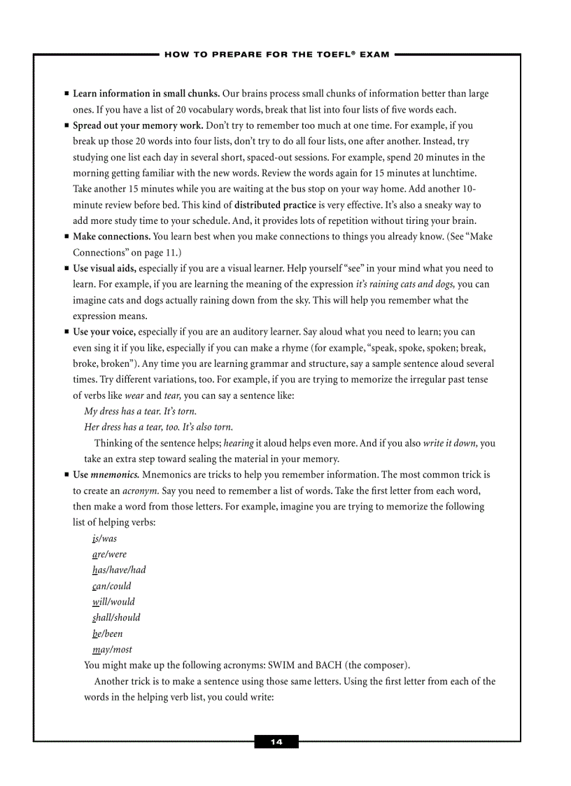 image for page TOEFL Exam Success in Only 6 Steps