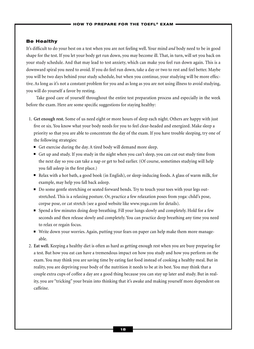 image for page TOEFL Exam Success in Only 6 Steps