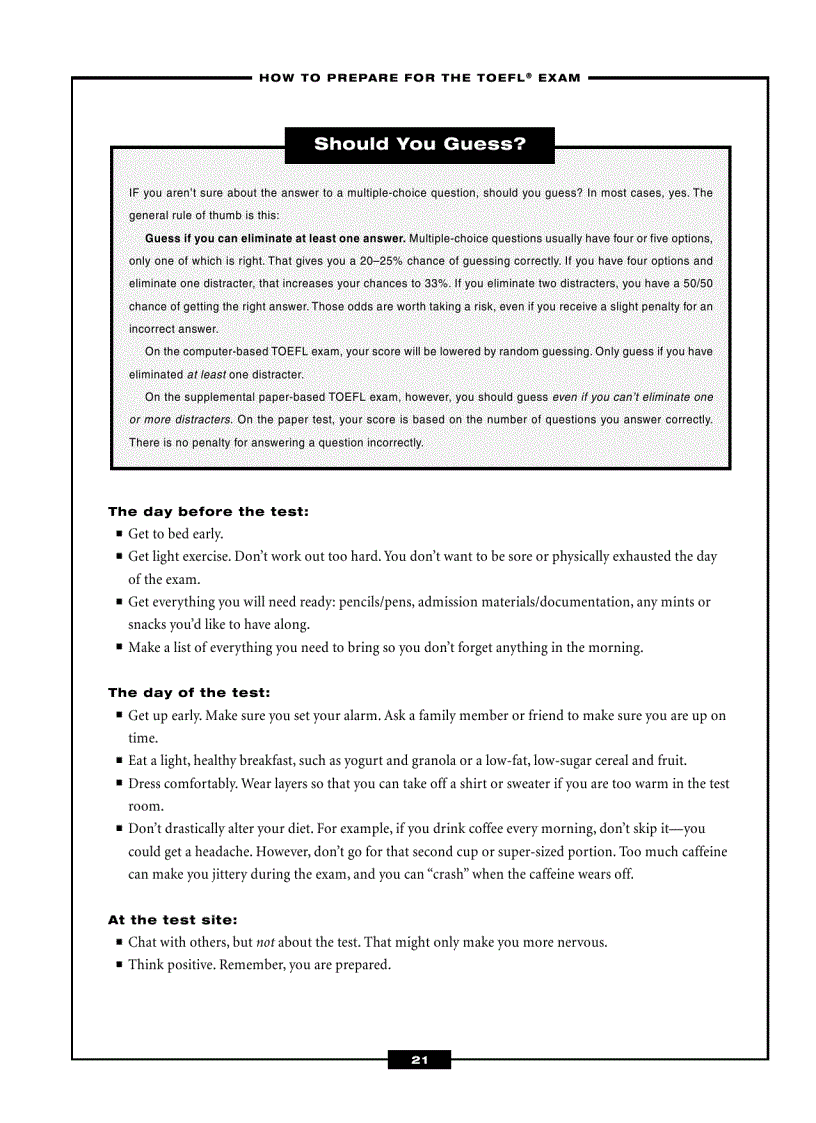 image for page TOEFL Exam Success in Only 6 Steps