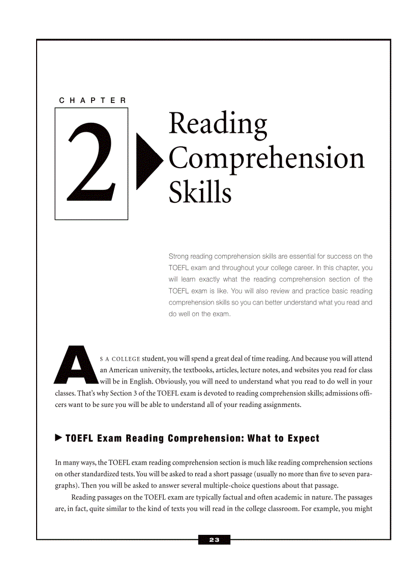 image for page TOEFL Exam Success in Only 6 Steps