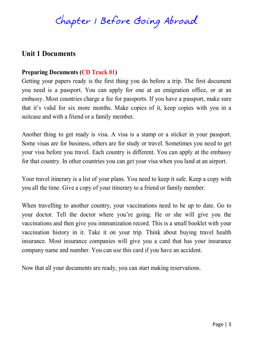 image for page Talk About Travel 2nd Edition Book Audio