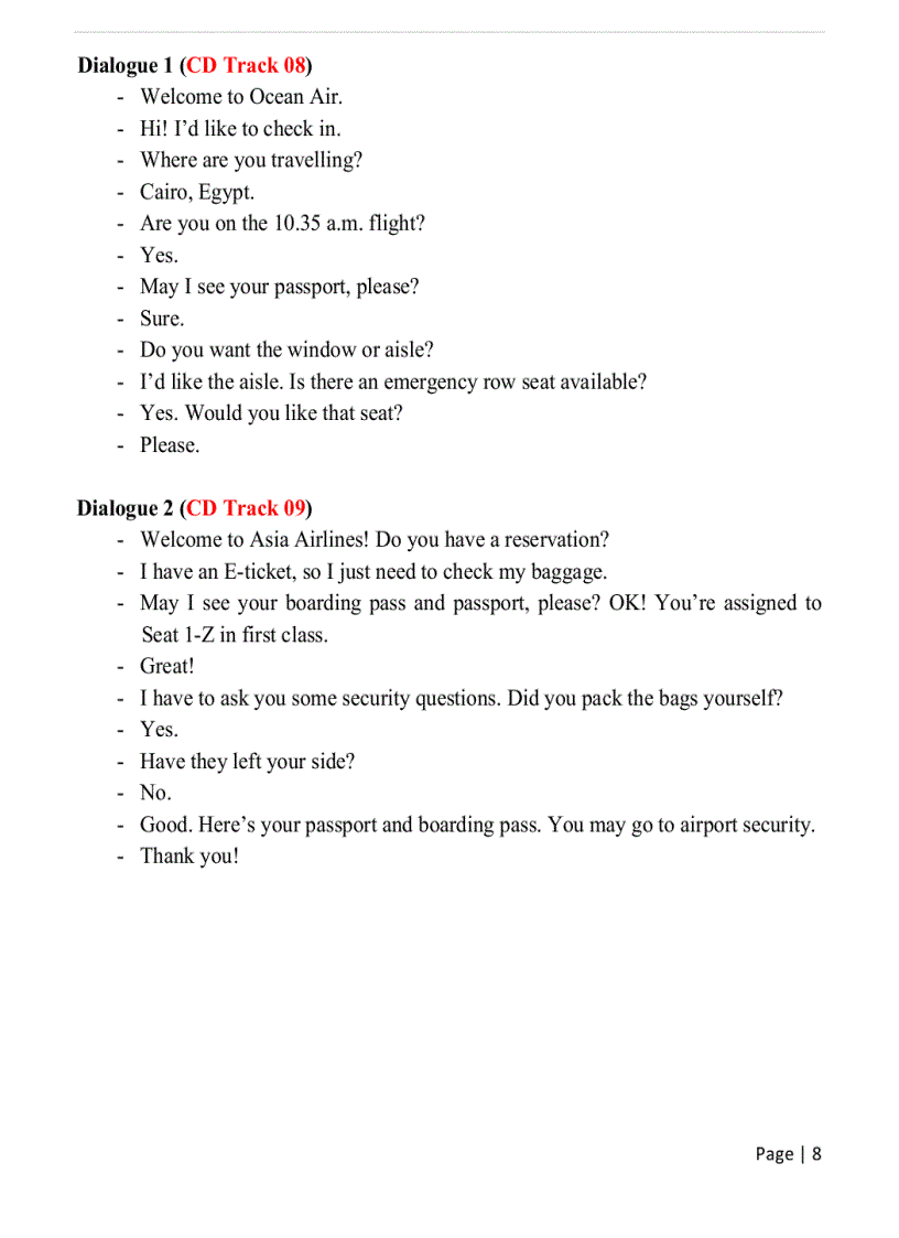 image for page Talk About Travel 2nd Edition Book Audio