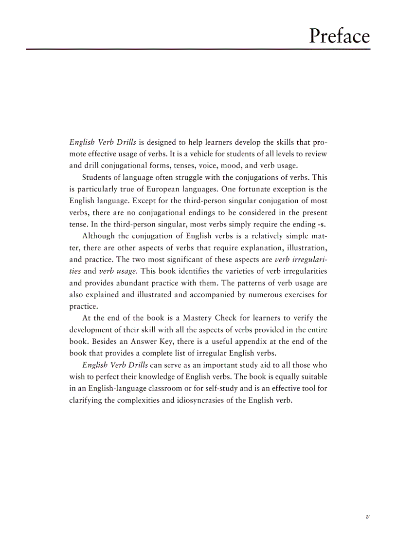 image for page English Verb Drills