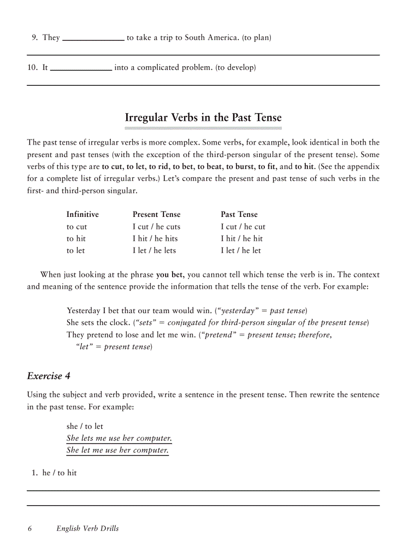 image for page English Verb Drills