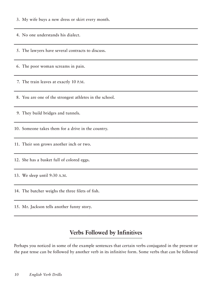image for page English Verb Drills
