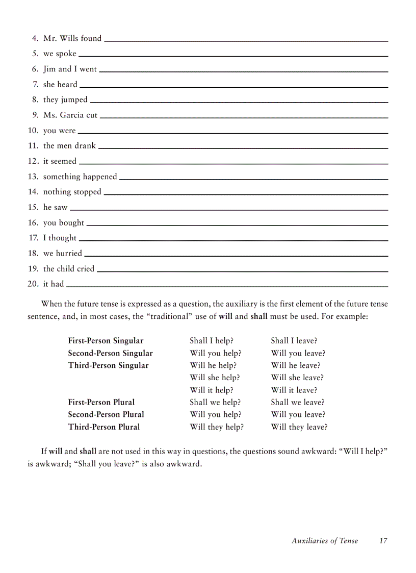 image for page English Verb Drills