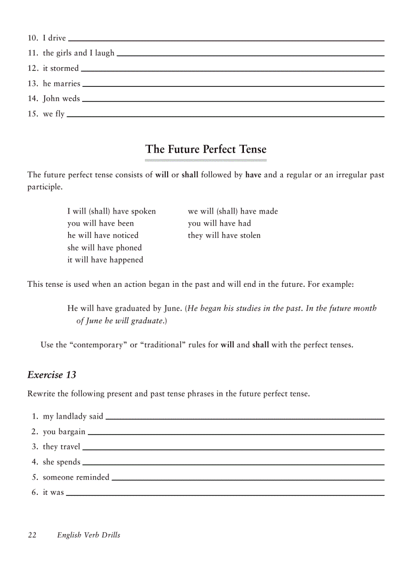 image for page English Verb Drills