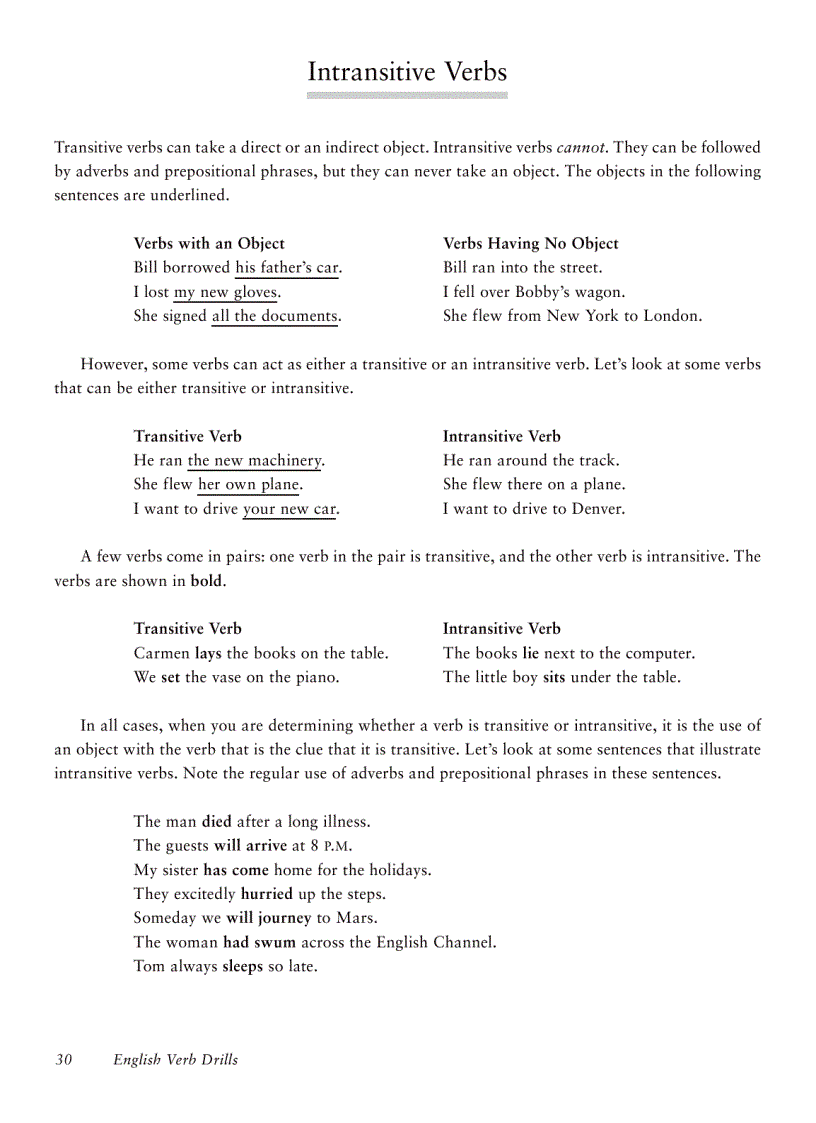 image for page English Verb Drills