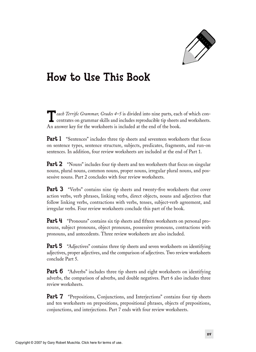 image for page Teach Terrific Grammar