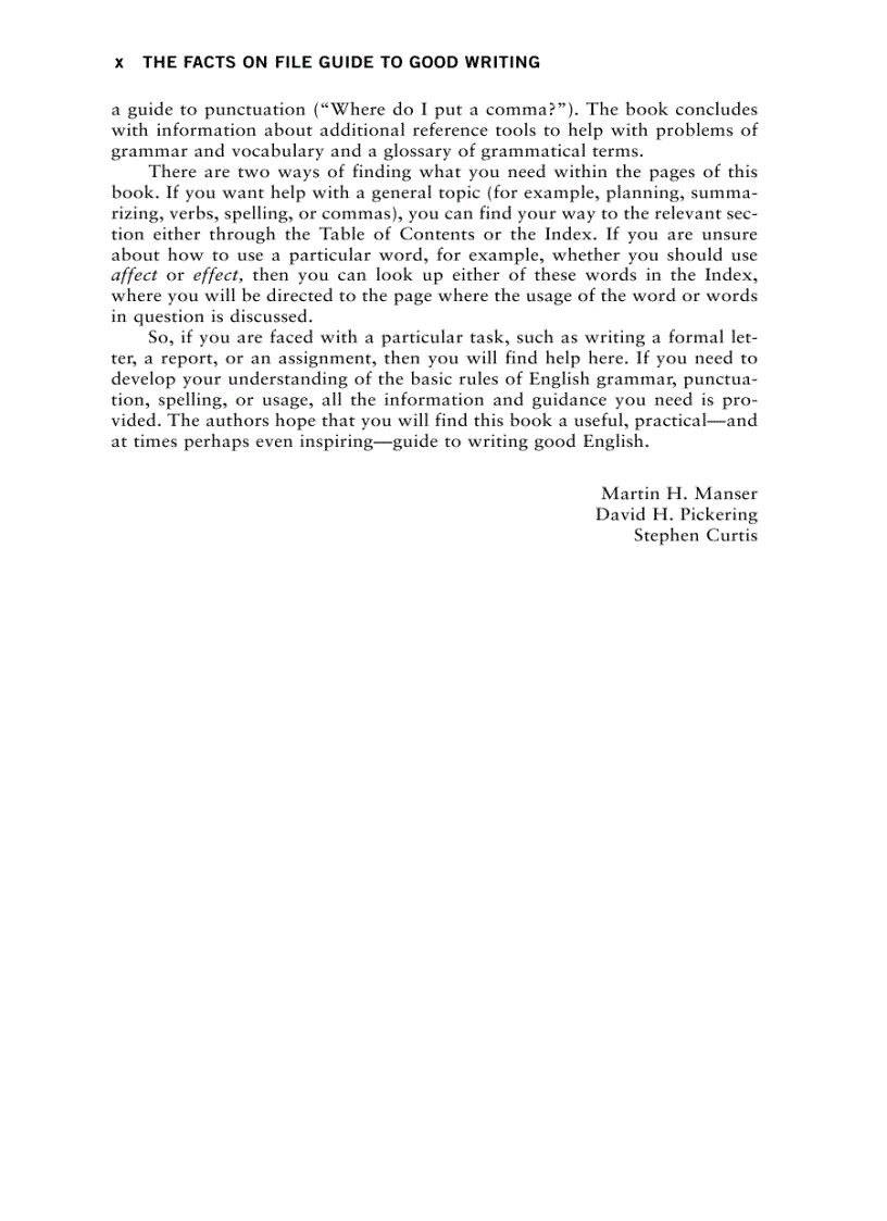 image for page Guide to Good Writing