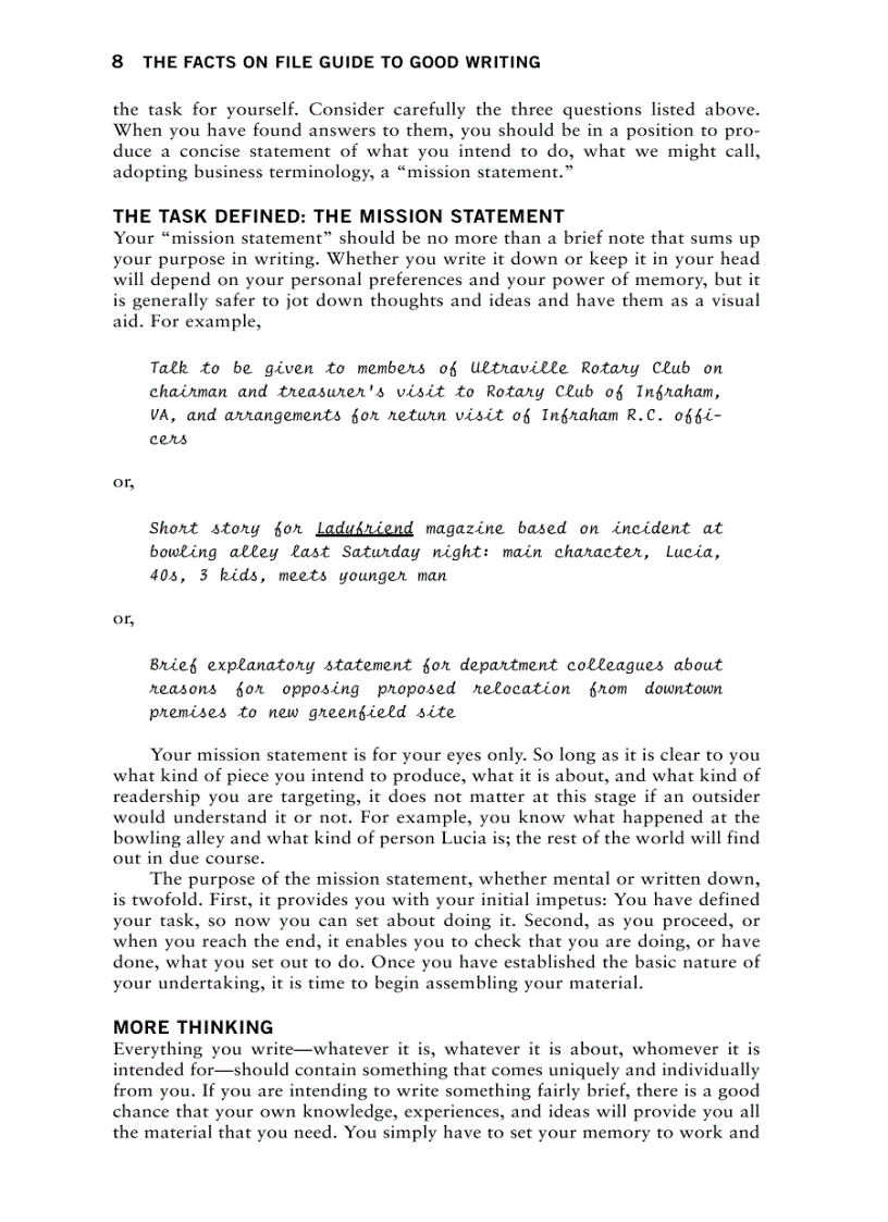 image for page Guide to Good Writing