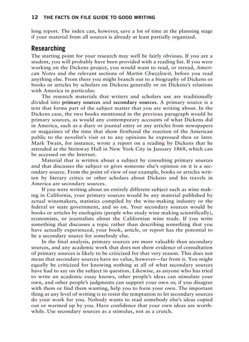 image for page Guide to Good Writing