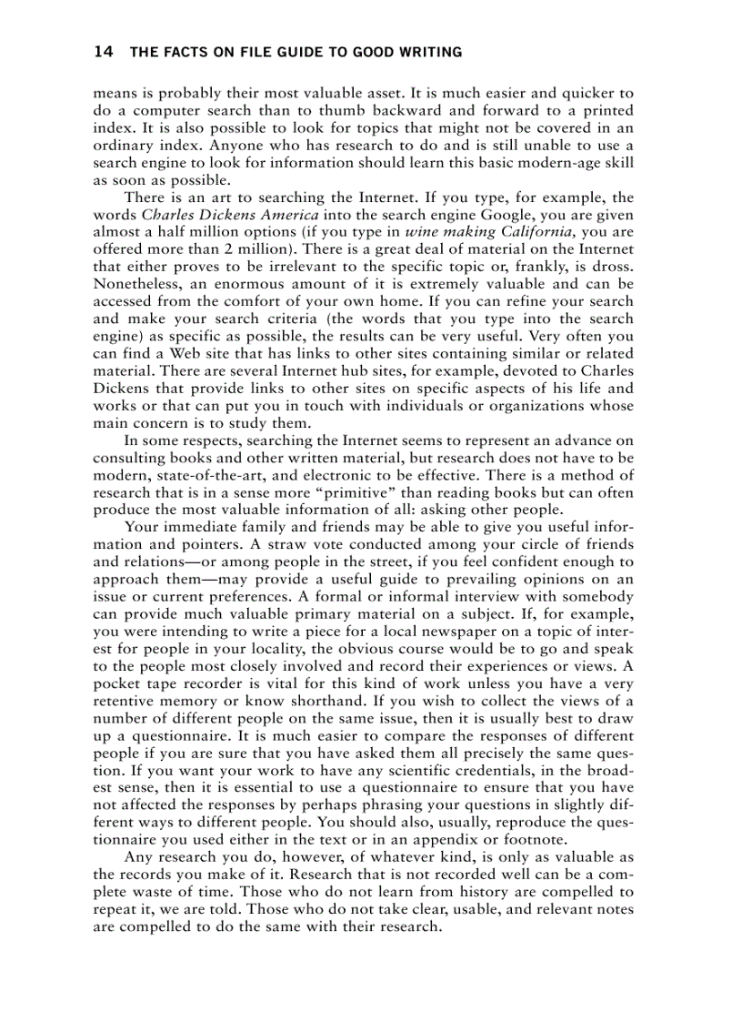 image for page Guide to Good Writing