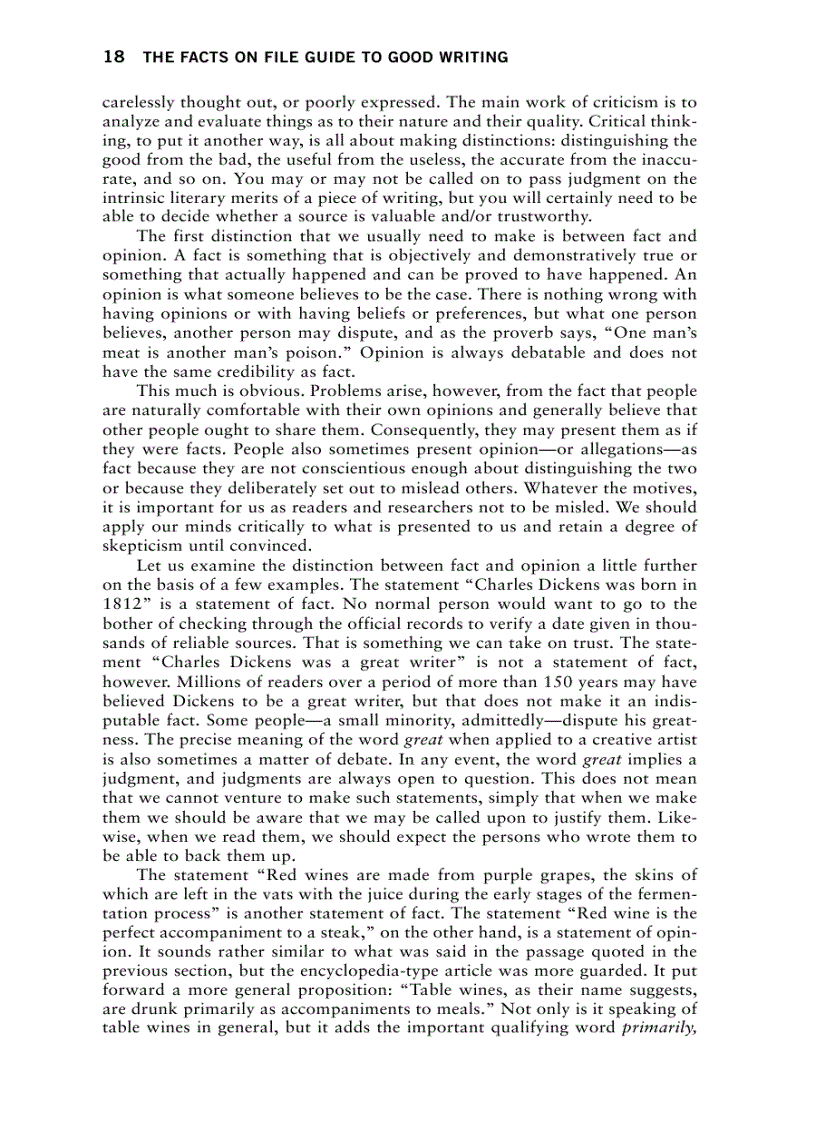 image for page Guide to Good Writing