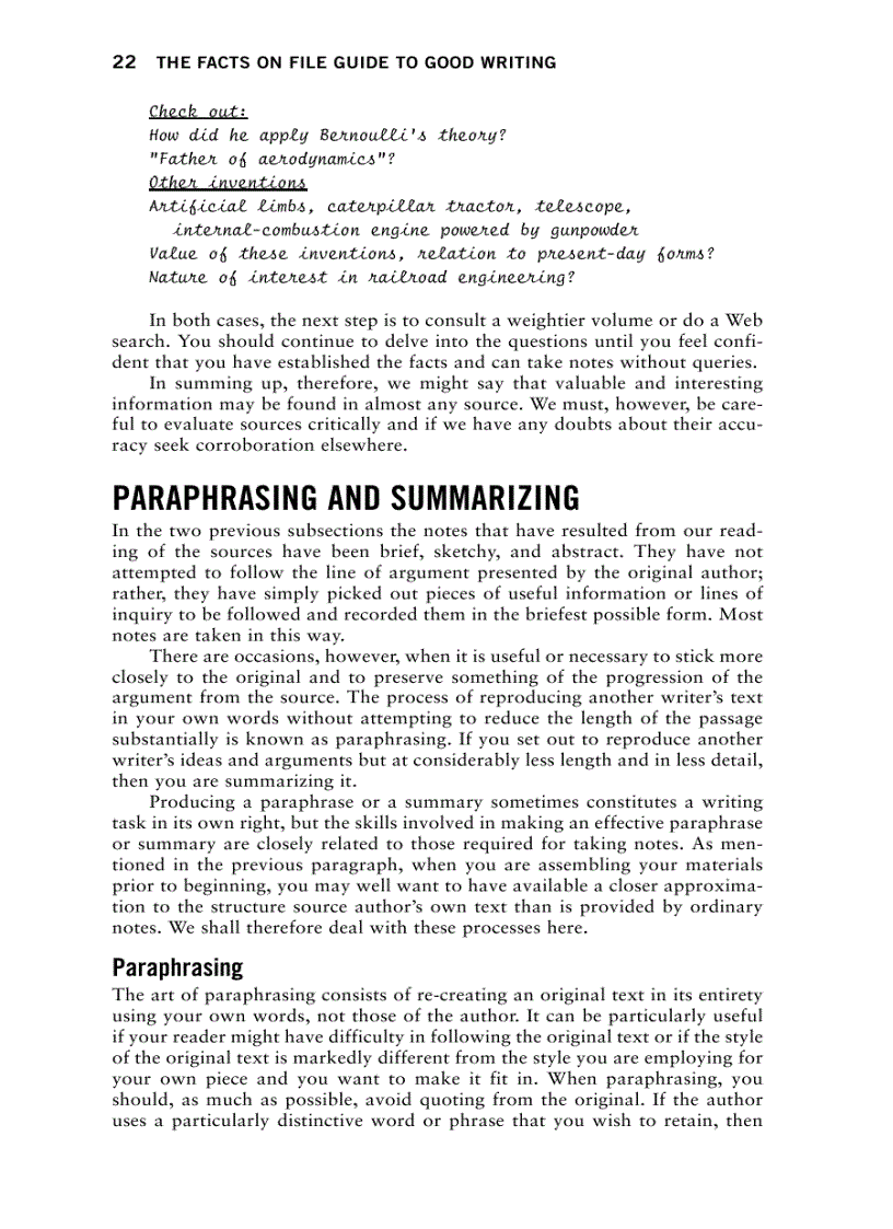 image for page Guide to Good Writing