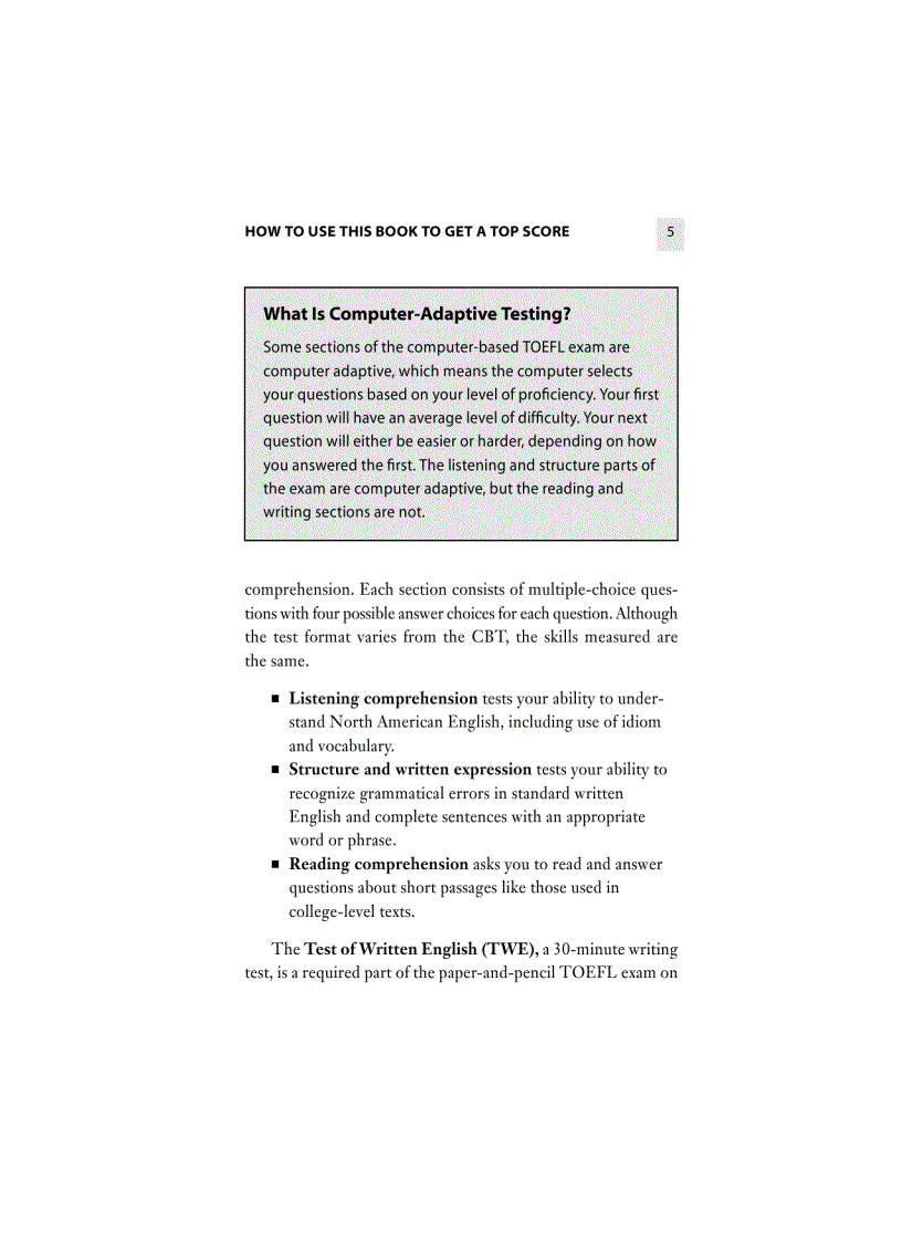 image for page TOEFL Exam Essentials